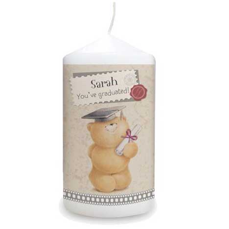 Personalised Forever Friends Graduation Candle